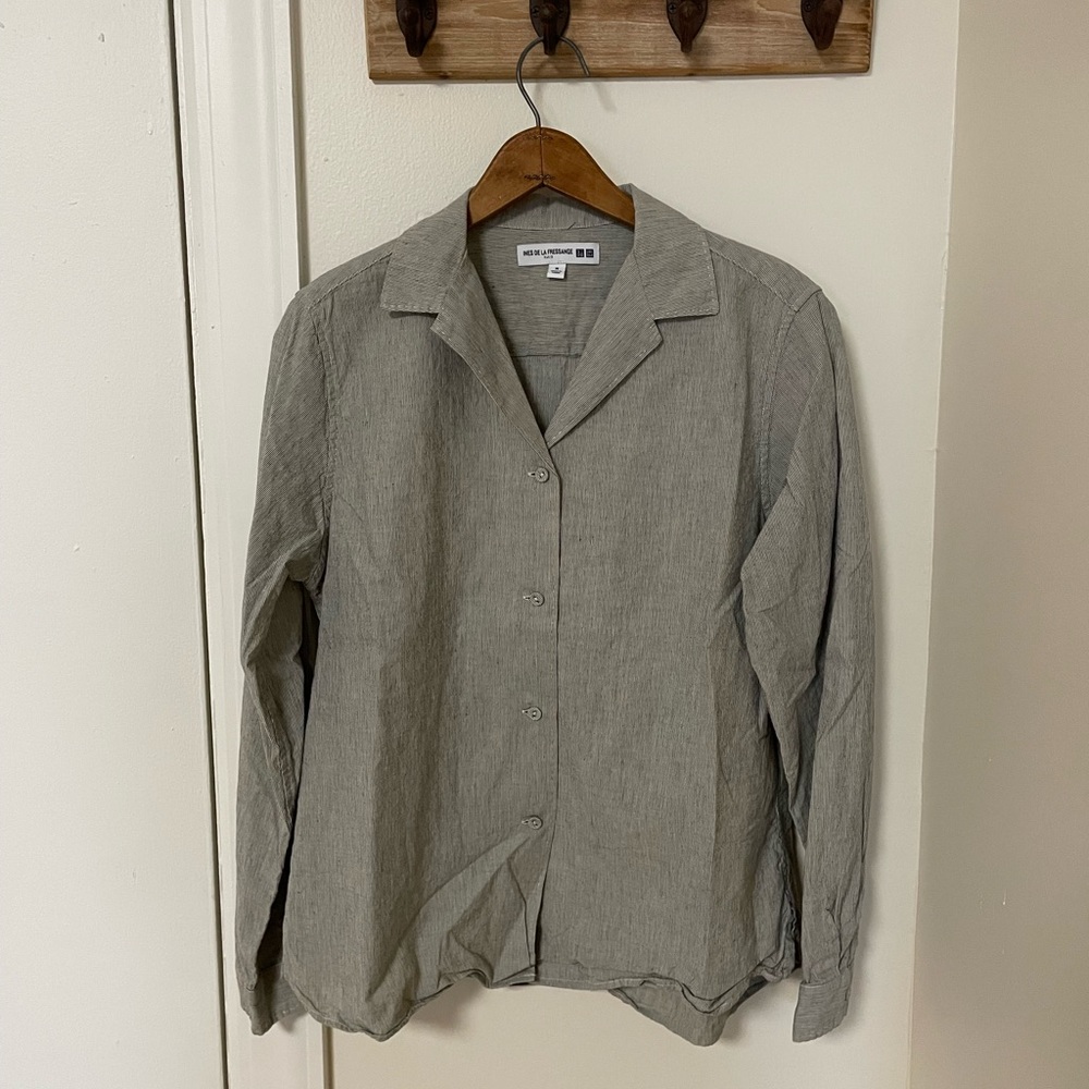Ines de la Fressange linen blouse